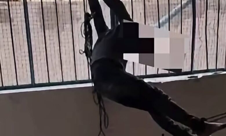قصي عصفور يعذب مواطن