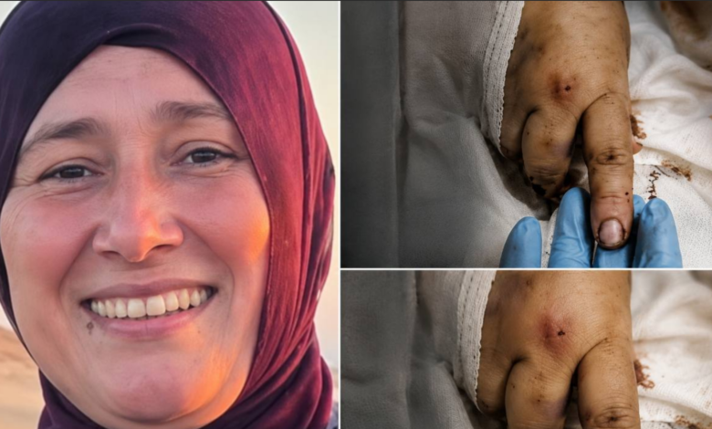زوجة العرابيد تواجه الاحتلال بالسلاح